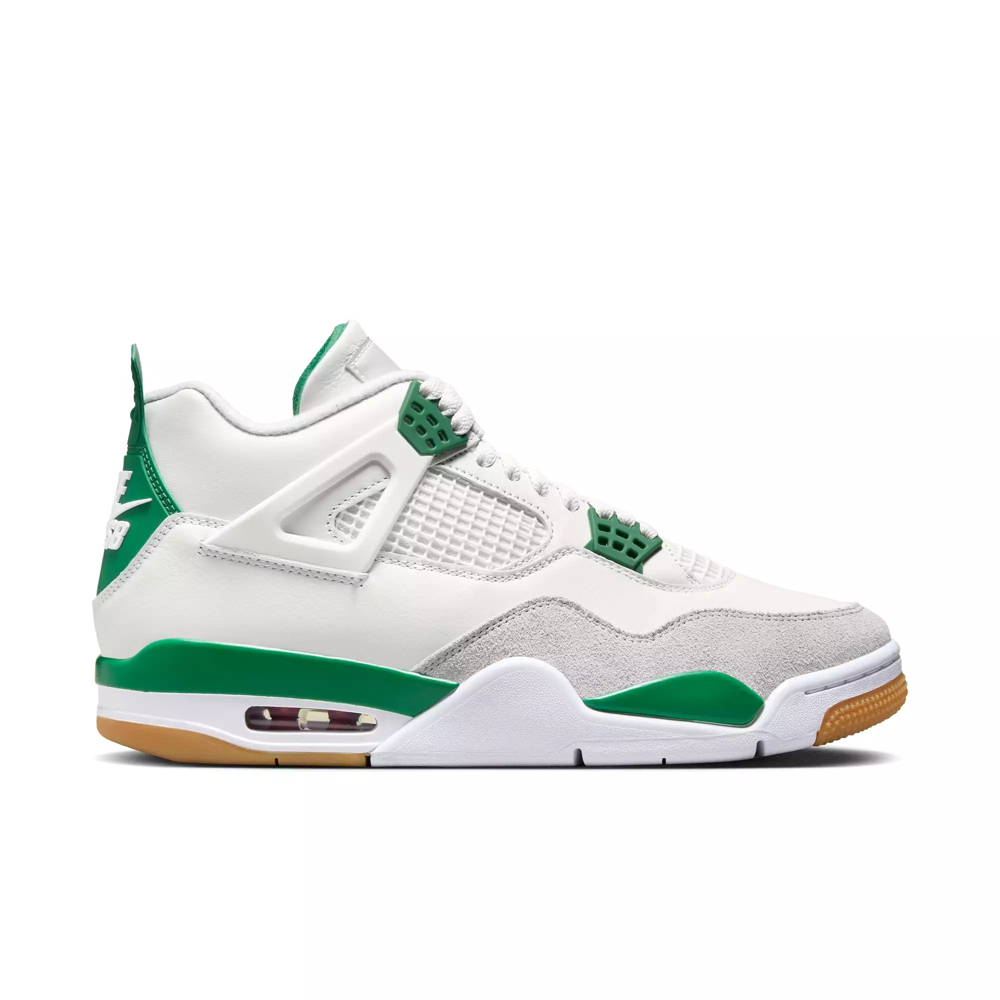 NIKE SB X AIR JORDAN 4 SAIL / WHITE / PINE GREEN / NEUTRAL GREY