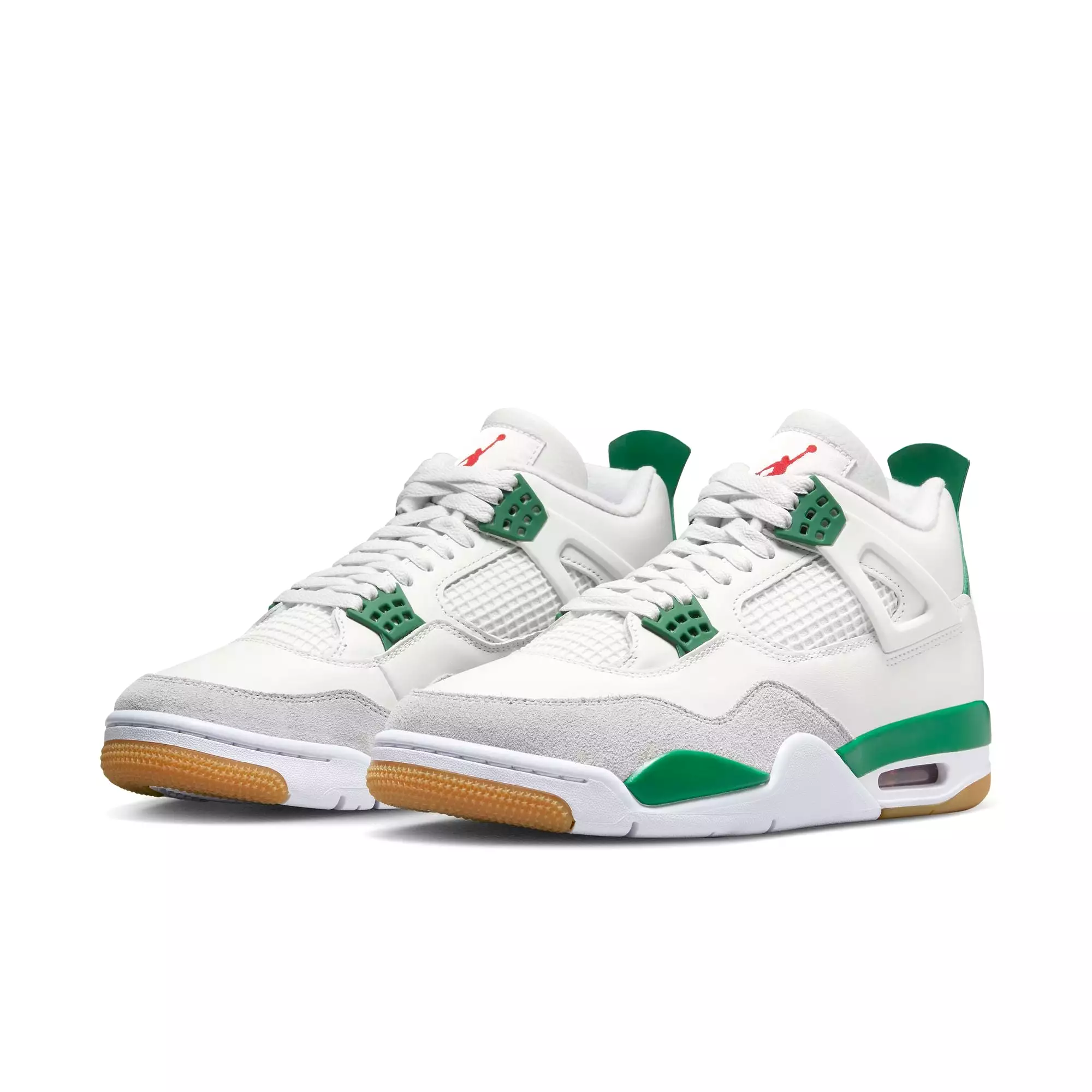 NIKE SB X AIR JORDAN 4 SAIL / WHITE / PINE GREEN / NEUTRAL GREY