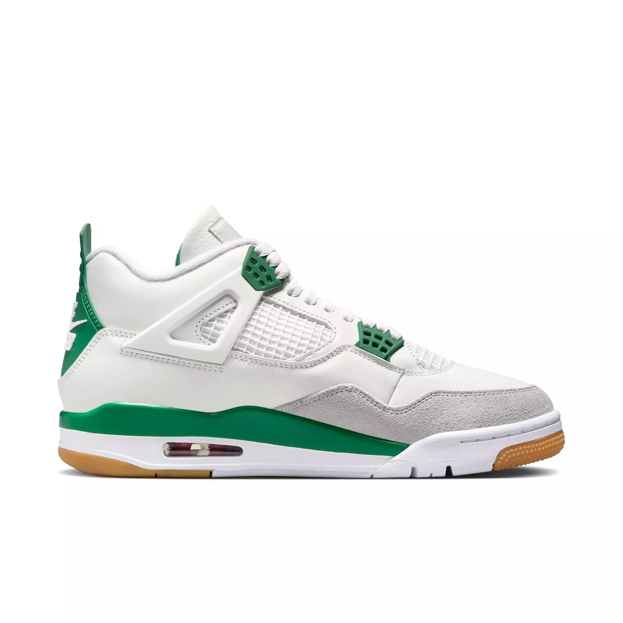 NIKE SB X AIR JORDAN 4 SAIL / WHITE / PINE GREEN / NEUTRAL GREY