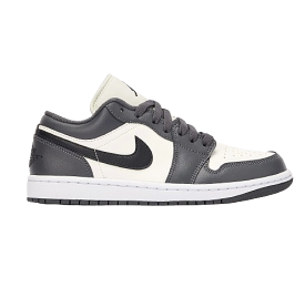 Nike Women's Air Jordan 1 Low Shoes - Sail / Blue Grey / White / Dune Red