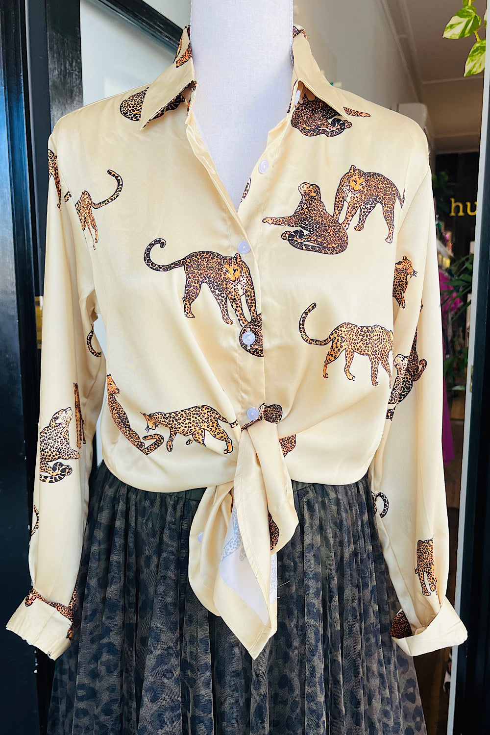 ONCE A CHEETAH BLOUSE