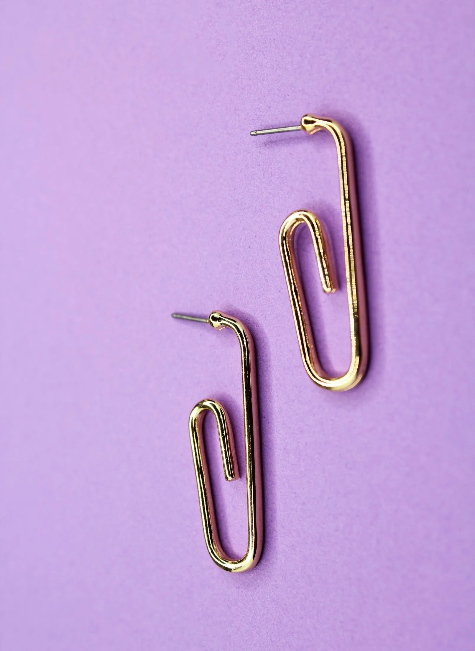 Paper Clip Earrings