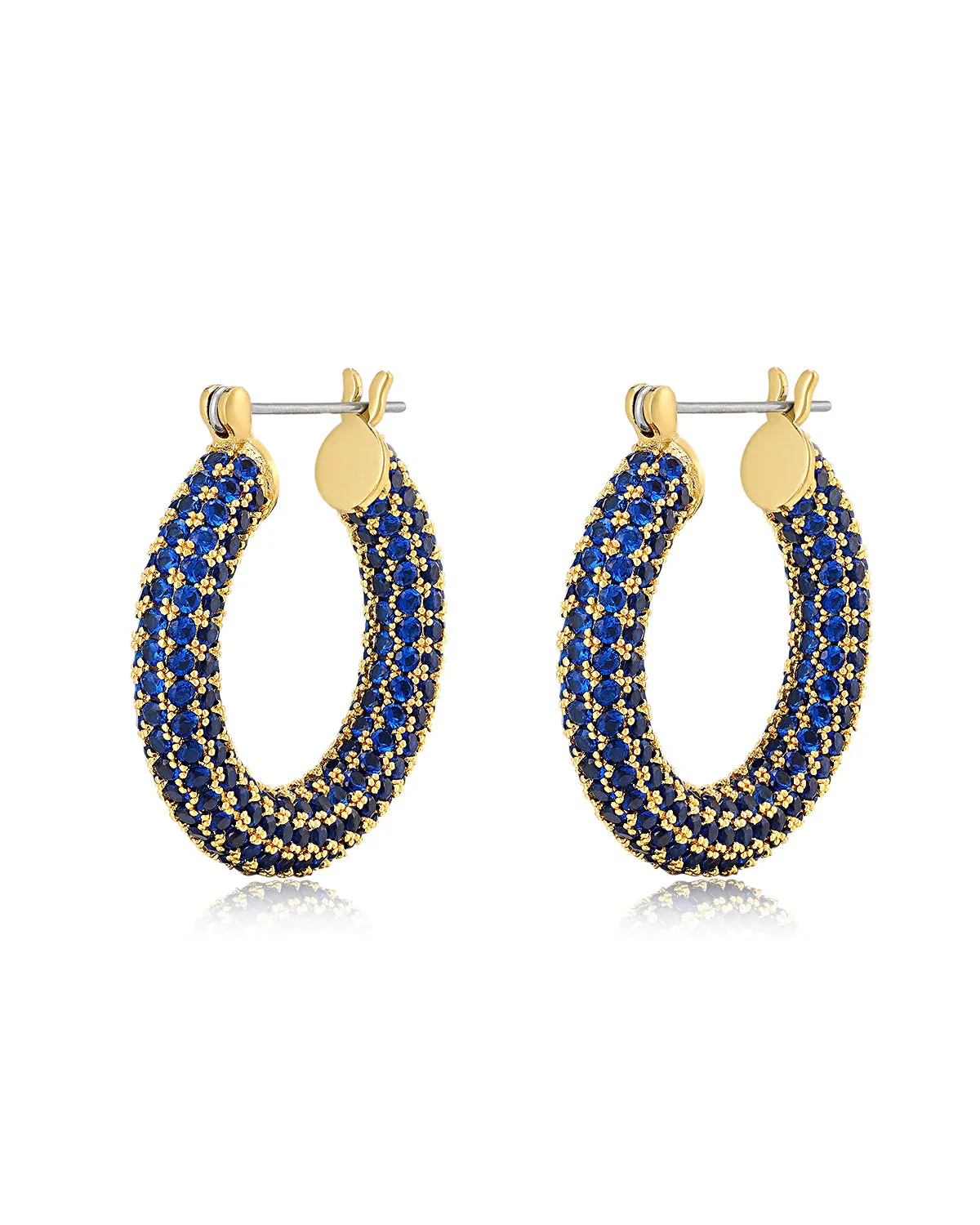 PAVE BABY AMALFI HOOPS