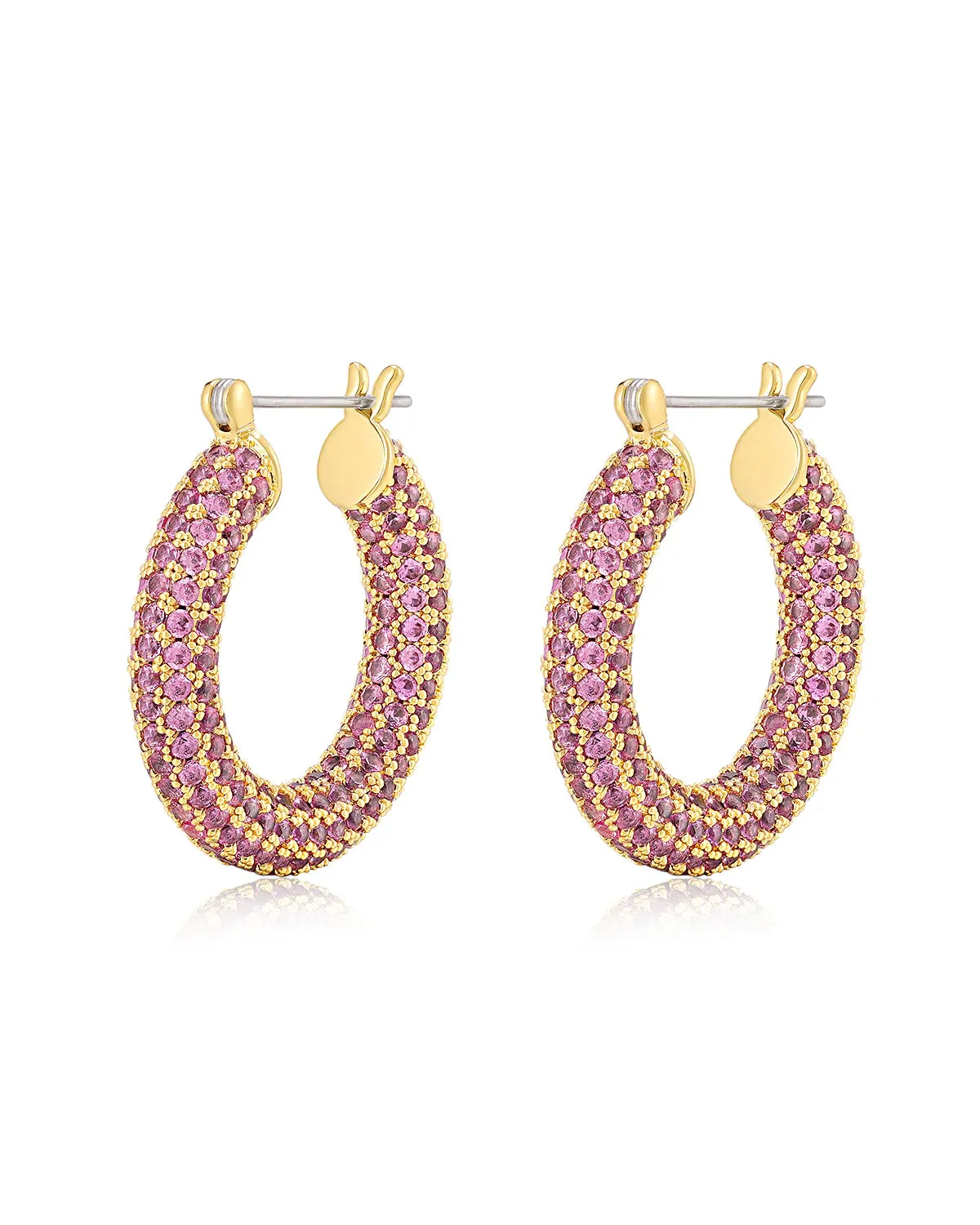 PAVE BABY AMALFI HOOPS