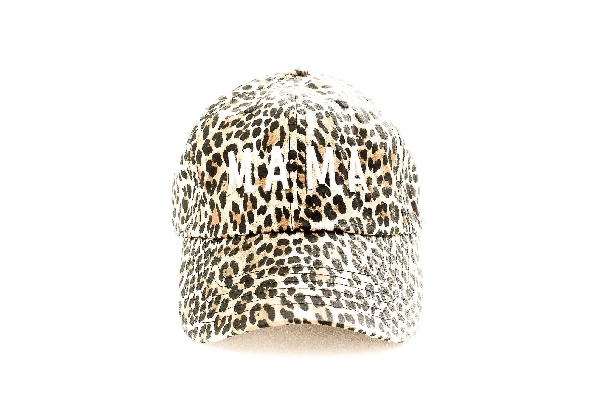 Rey to Z Baseball Hat - Mama in Leopard