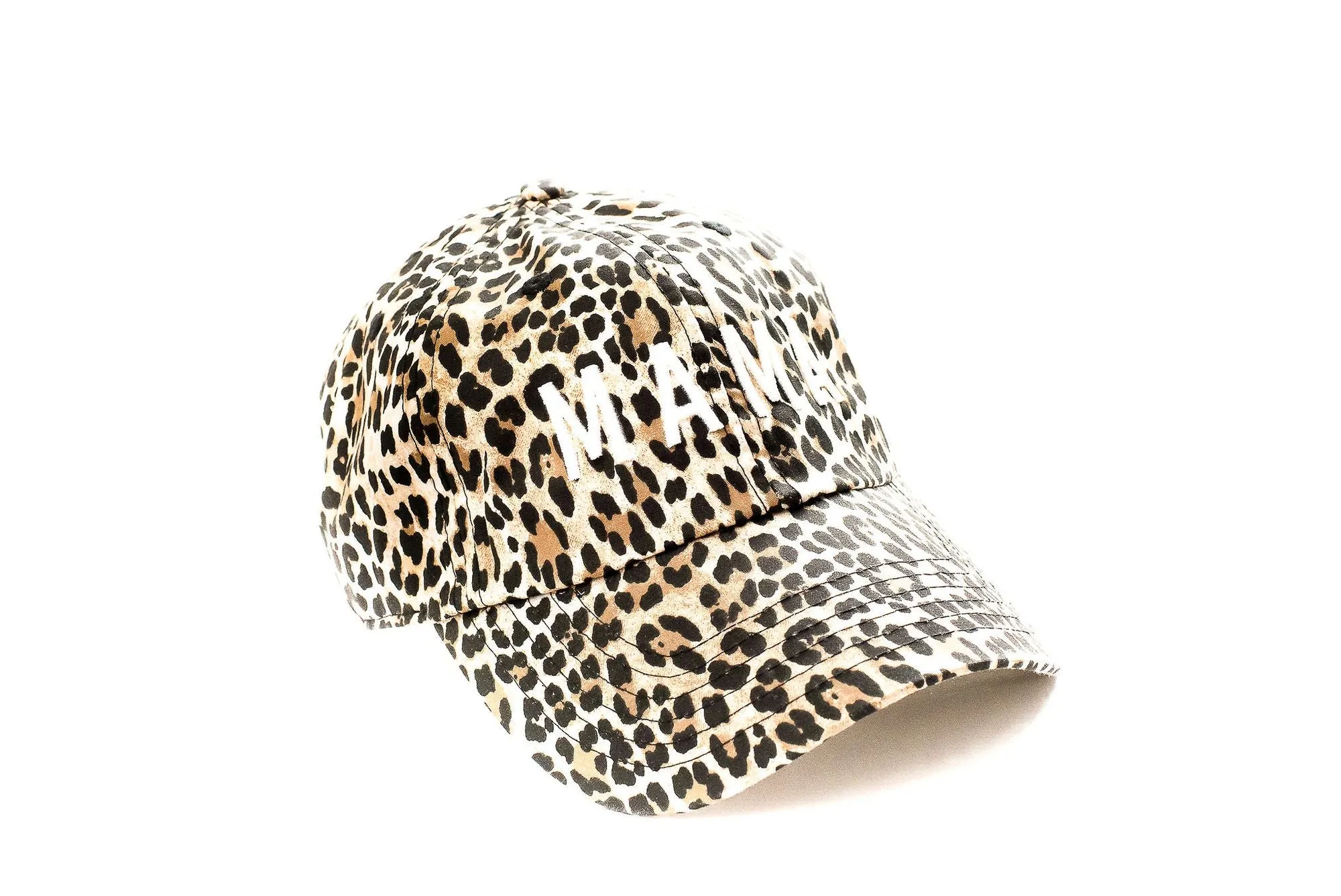 Rey to Z Baseball Hat - Mama in Leopard