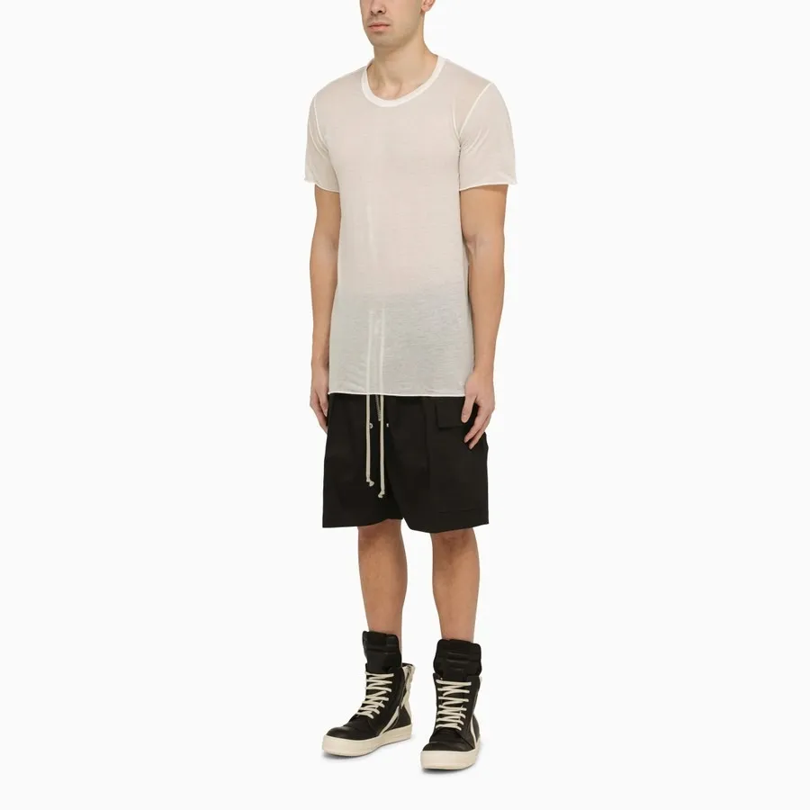 RICK OWENS  |Crew Neck Street Style Plain Cotton Short Sleeves Designers