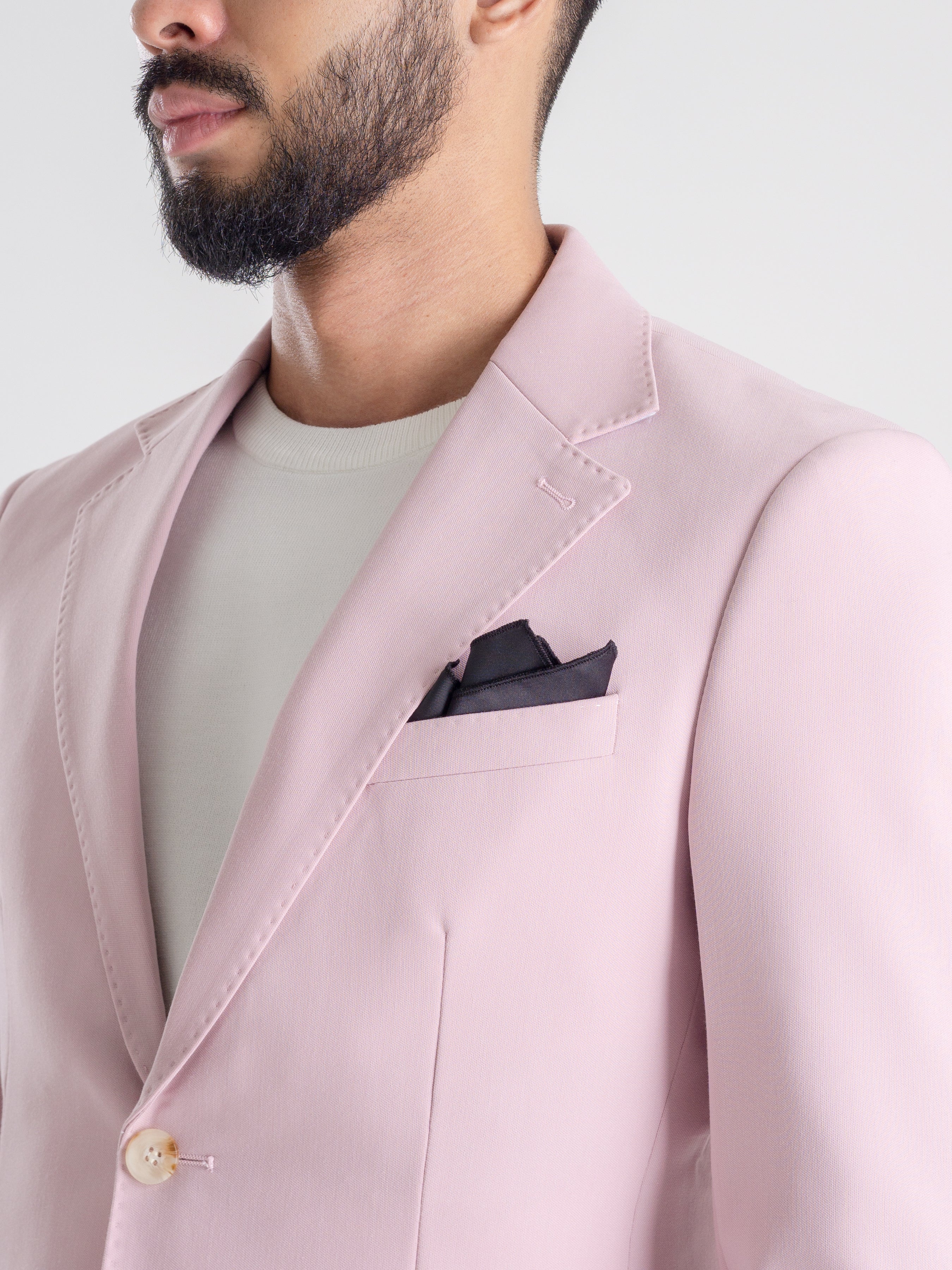 Single Breasted Suit Blazer - Panther Plain (Notch Lapel)