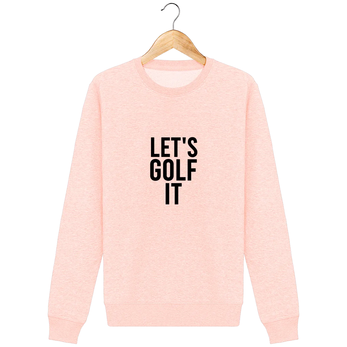 Sweat en coton bio LET'S GOLF IT