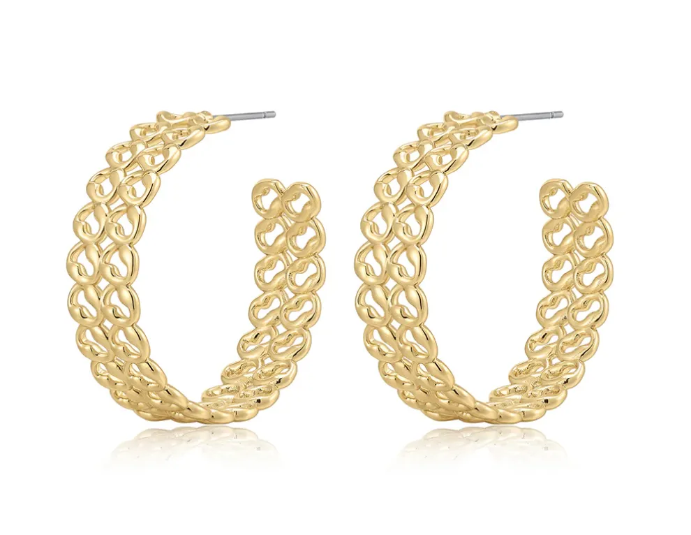 THE METAL LACE HOOPS