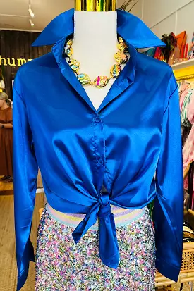 TRES EVERYDAY BLOUSE TRUE BLUE