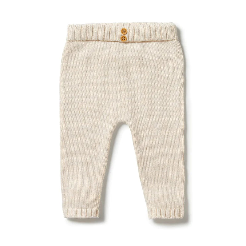 Wilson & Frenchy Knitted Legging - Sand Melange