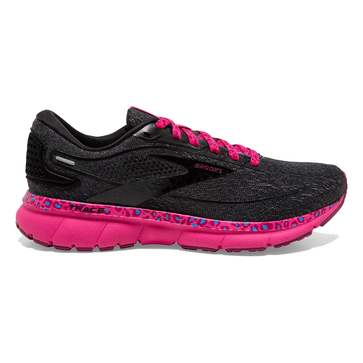 Women's Brooks Trace 2, Magenta/Black/Ebony, 6.5 B Medium